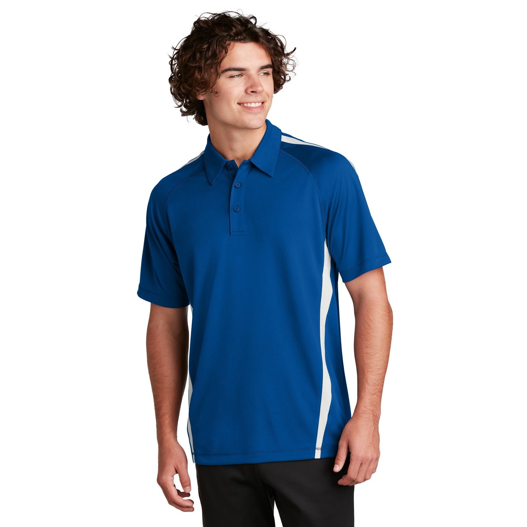 Sport-Tek-Sport-Tek® PosiCharge® Micro-Mesh Colorblock Polo. ST685-MedTech-6